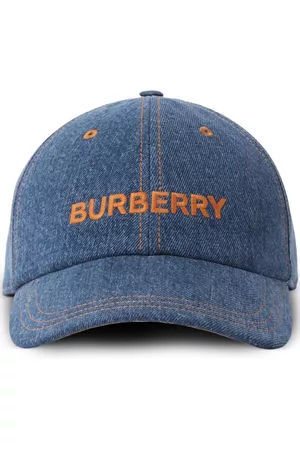 Burberry Hombre Gorras - Gorra de mezclilla con logo bordado