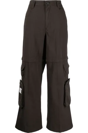 Izzue Pantalones cargo con diseño ancho