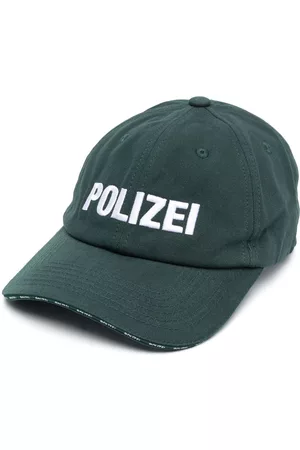Vetements Gorras - Polizei embroidered baseball cap