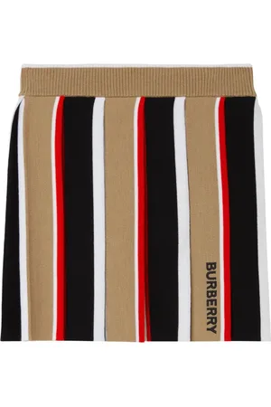 Burberry Falda con logo bordado