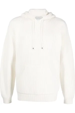 Drôle de Monsieur Hoodie de tejido gofrado con logo bordado
