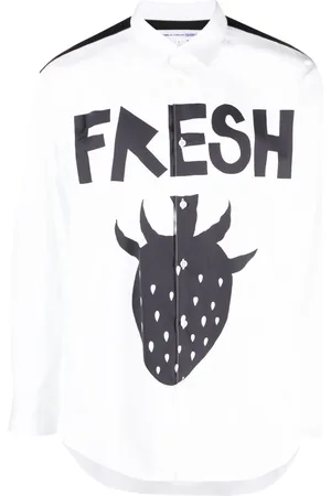Comme des Garçons Camisa con estampado gráfico