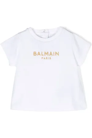 Balmain Playera con logo bordado
