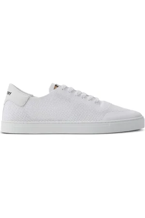 Burberry Tenis de malla con logo estampado