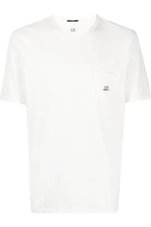 C.P. Company Playera con logo estampado