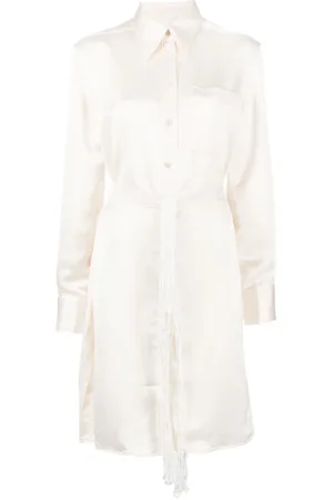 WALES BONNER Vestido camisero manga larga