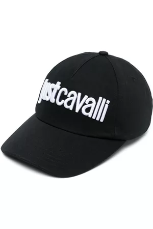 Roberto Cavalli Mujer Gorras - Logo-embroidered cotton cap