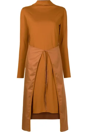 Uma Raquel Davidowicz Vestido midi manga larga
