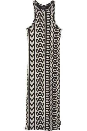 Marc Jacobs Vestido de canalé Monogram Racer