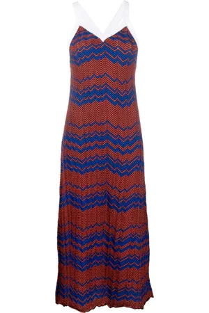 WALES BONNER Vestido tejido plisado