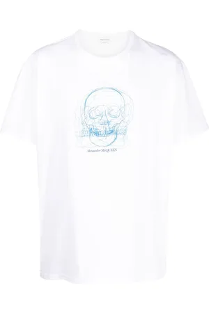 Alexander McQueen Playera con calavera estampada
