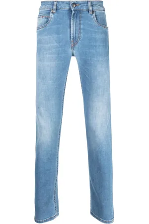 FAY Skinny jeans con efecto lavado