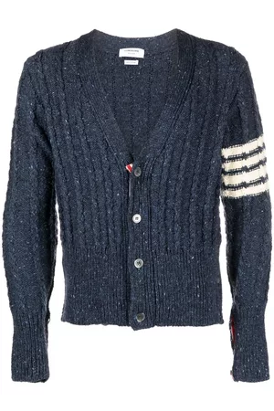 Thom Browne Cárdigan Twist en tejido de ochos