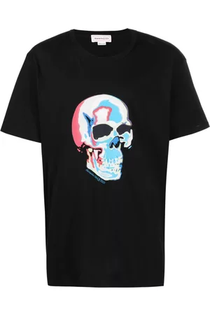 Alexander McQueen Playera con motivo Skull