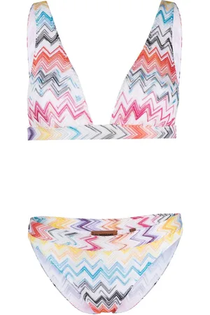 Missoni Bikini con motivo zigzag característico