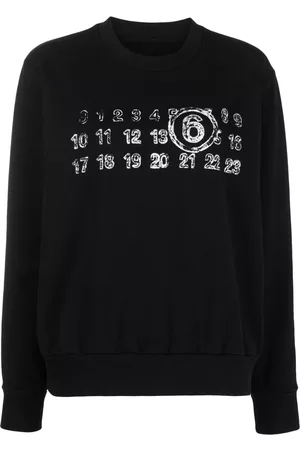Maison Margiela Hoodie con motivo de números