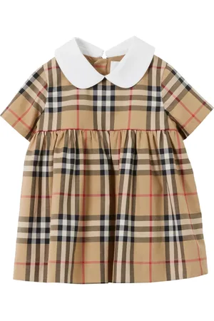 Burberry Vestido con cuadros estampados