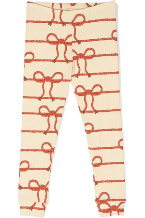 Mini Rodini Leggins con cuerda estampada