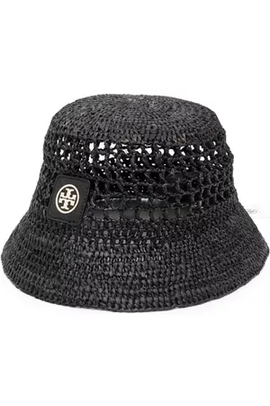 Tory Burch Mujer Sombreros - Raffia bucket hat