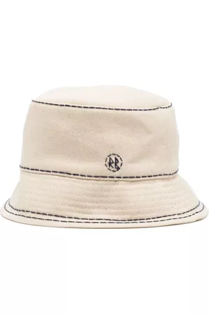 Ruslan Baginskiy Mujer Sombreros - Logo-embroidered cotton bucket hat