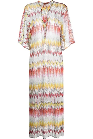 Missoni Vestido tejido con motivo en zigzag