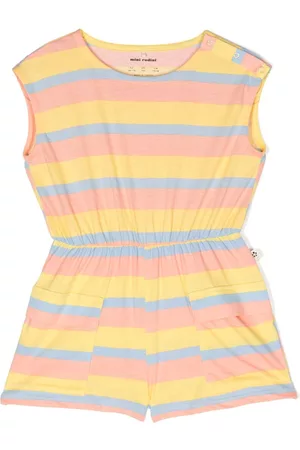 Mini Rodini Niña y chica adolescente Largos - Striped sleeveless jumpsuit