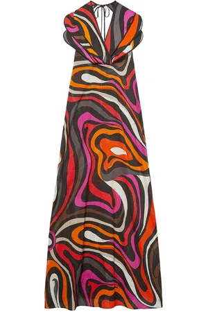 Puccini Vestido con estampado abstracto
