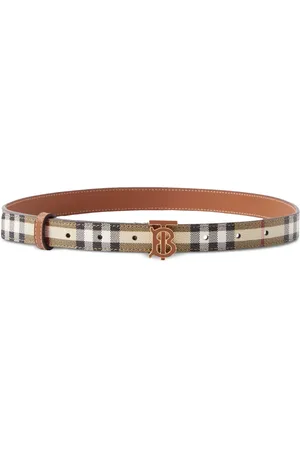 Burberry Cinturón con placa del monograma TB