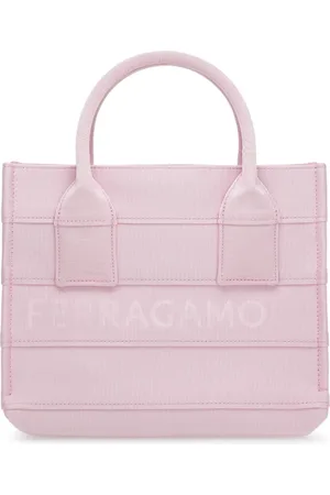 Salvatore Ferragamo Tote pequeña con firma