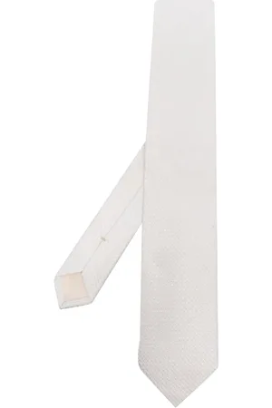 D4.0 Corbata de seda con motivo en jacquard