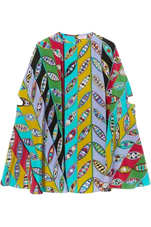 Puccini Vestido corto de seda con estampado Girandole