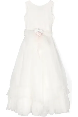 Mimilù Vestido largo con aplique floral