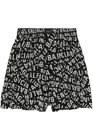 Balenciaga Hombre Shorts - Logo-print shorts