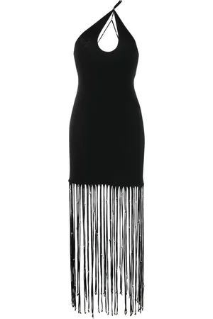 ROTATE Vestido con detalle de flecos