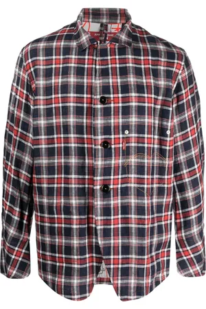 JUNYA WATANABE Sobrecamisa con motivo de cuadros