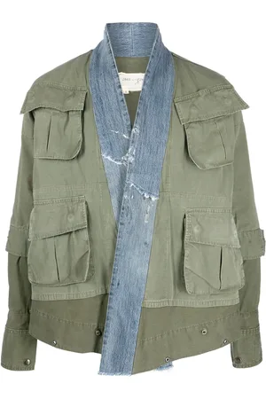 GREG LAUREN Chamarra estilo militar