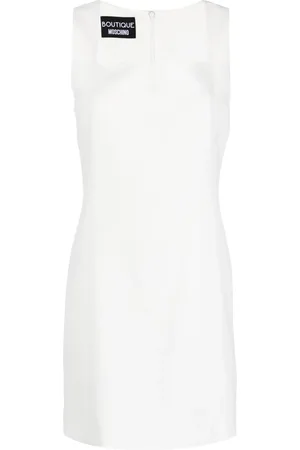 Moschino Vestido corto con cuello cuadrado