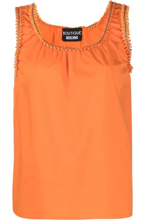 Moschino Camiseta con ribete de aplique
