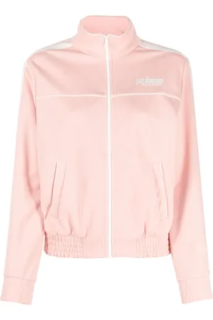 Sporty & Rich Chamarra con logo bordado y cierre
