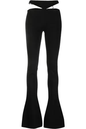 The Attico Pantalones acampanados con aberturas
