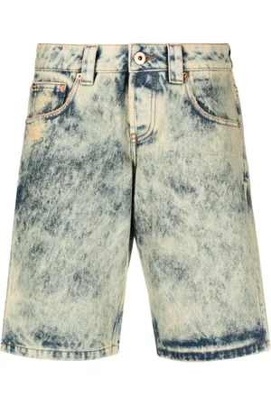 Vaquera Shorts de mezclilla con parche del logo