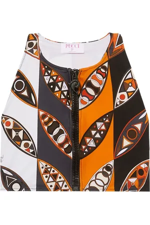 Puccini Top de bikini con estampado gráfico