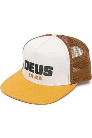 Deus Ex Machina Hombre Sombreros - Akin logo-embroidered trucker hat