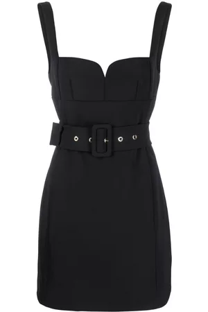 Pinko Mujer Vestidos - Belted sleeveless dress