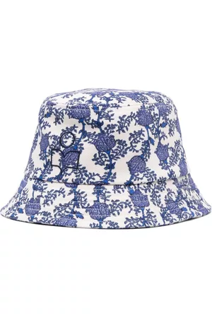Isabel Marant Mujer Sombreros - Floral-embroidered bucket hat