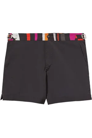 Puccini Shorts de playa con detalle de rayas