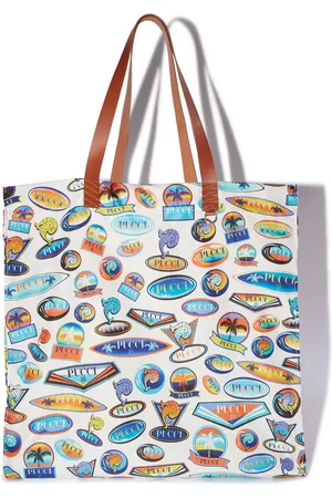 Puccini Tote con logo estampado