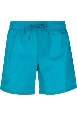 Sundek Shorts de playa con parche del logo y motivo de rayas