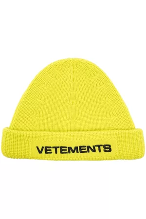 Vetements Gorros - Logo-embroidered merino beanie
