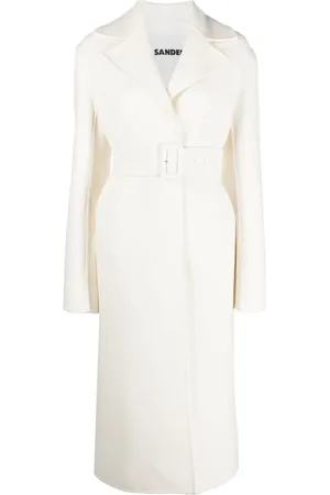 Jil Sander Abrigo con cinturón y botones